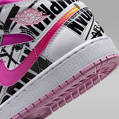 Air Jordan 1 Mid Big Kids' Shoes