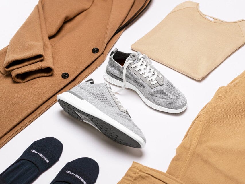 SupremeKnit™ Trainer - Gray / White