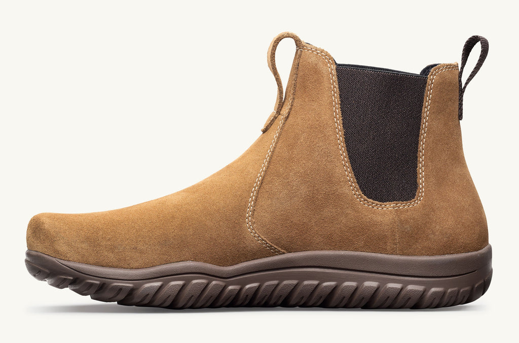 Men's Chelsea Suede Barefoot Boot