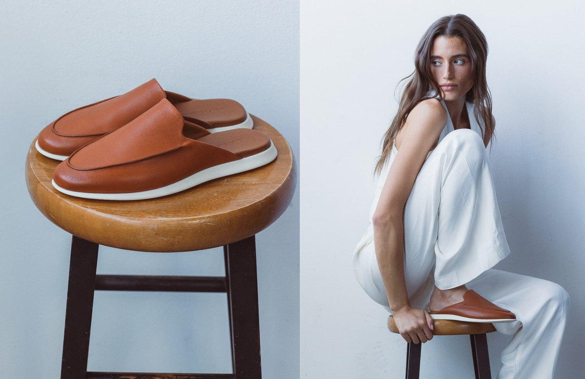 Coast Mule - Honey / Off White