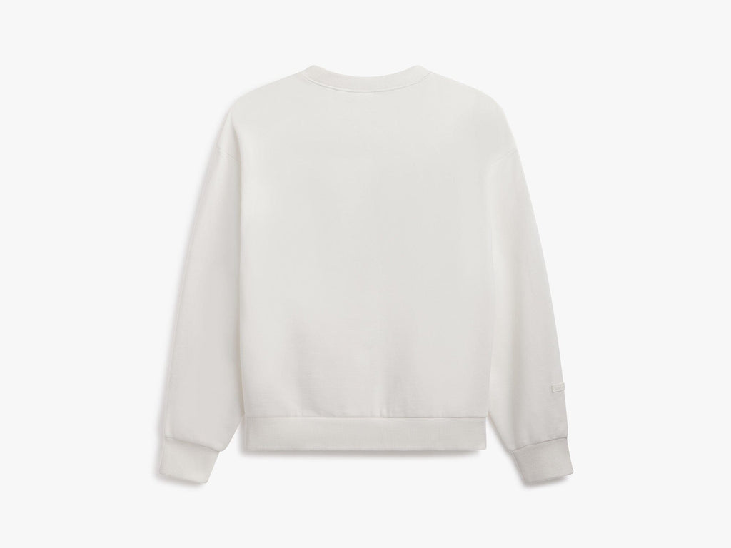W&S Crewneck Embroidered Sweatshirt - White