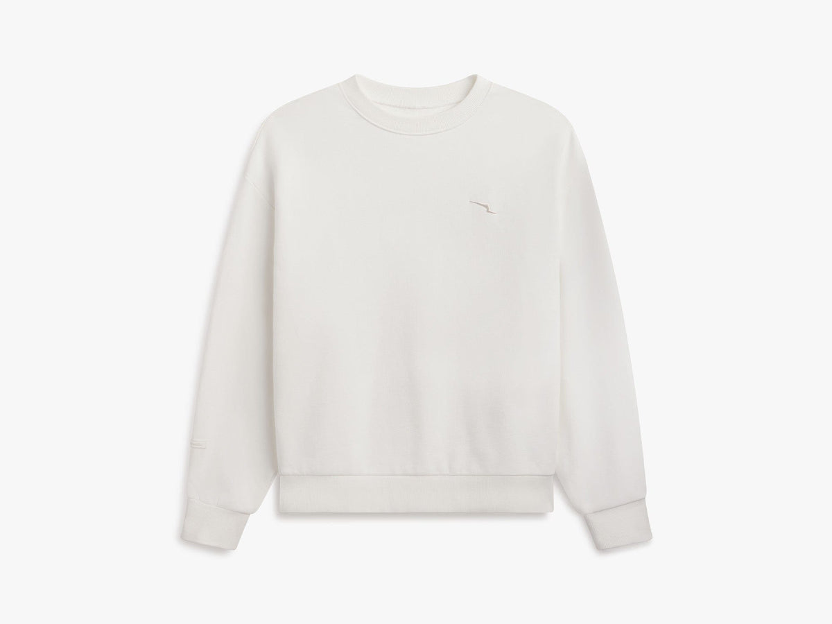 W&S Crewneck Embroidered Sweatshirt - White