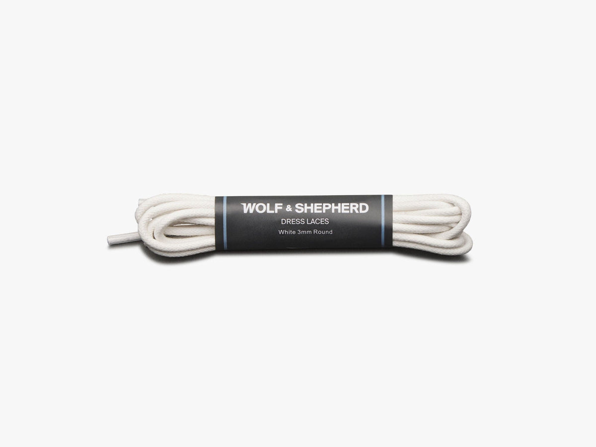 Dress Laces - Round - White