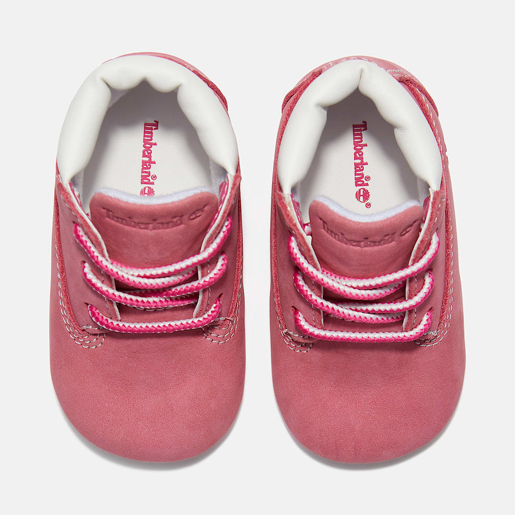Infant Crib Bootie TBL Medium Pink Nubuck ALT2