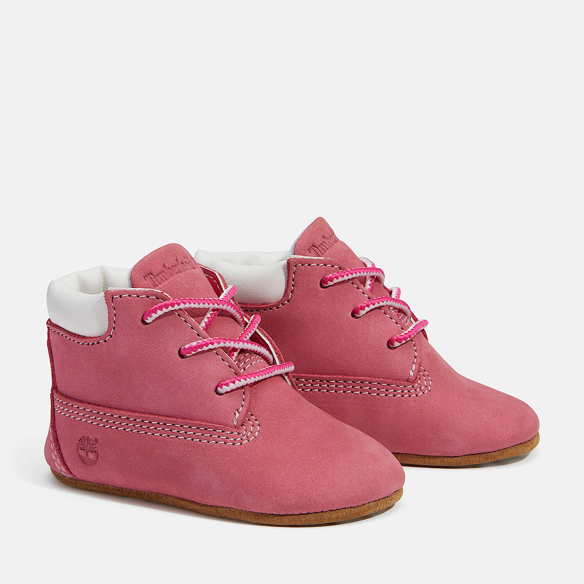 Infant Crib Bootie TBL Medium Pink Nubuck ALT4