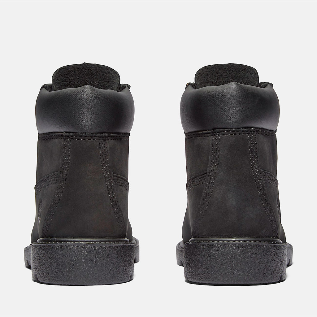 Junior Classic 6Inch Waterproof Boot TBL Black Nubuck ALT5
