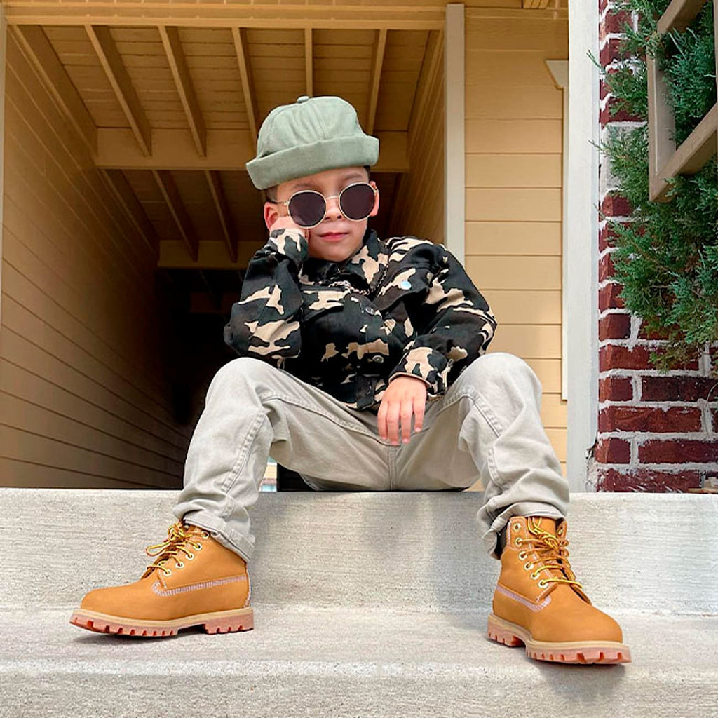 Junior Premium 6Inch Waterproof Boot TBL Wheat ALT10