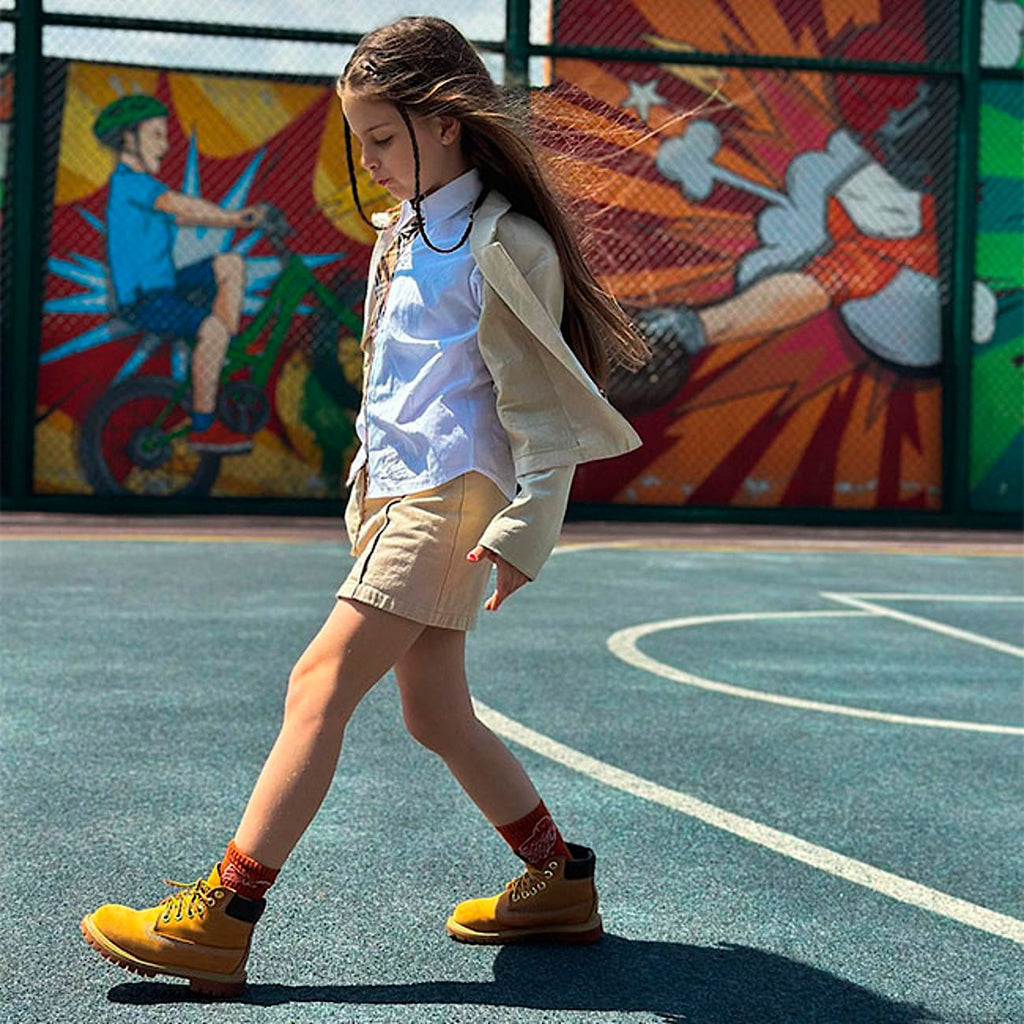 Junior Premium 6Inch Waterproof Boot TBL Wheat ALT11