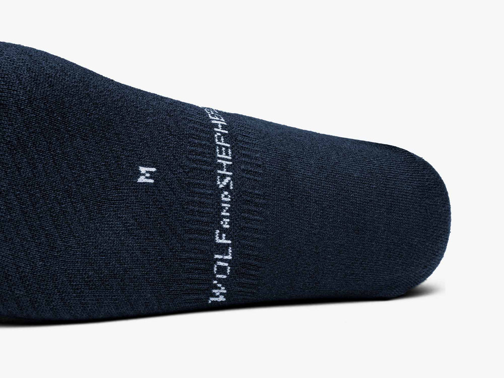 W&S Cushioned Low-Show Socks - 3 pack - Black