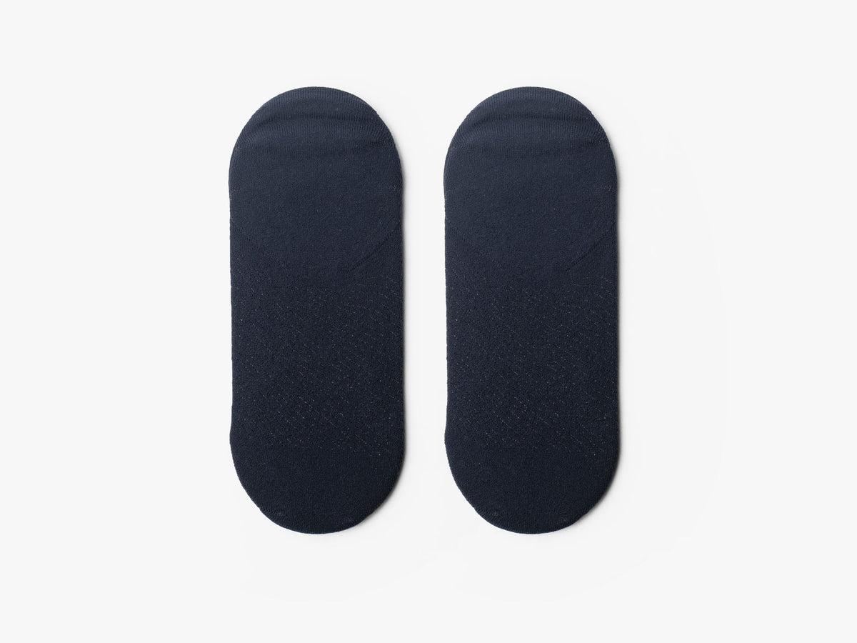 W&S Cushioned Low-Show Socks - Black