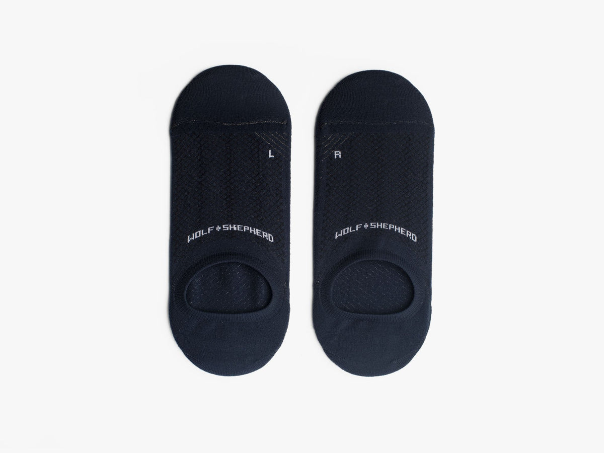W&S Cushioned Low-Show Socks - Black