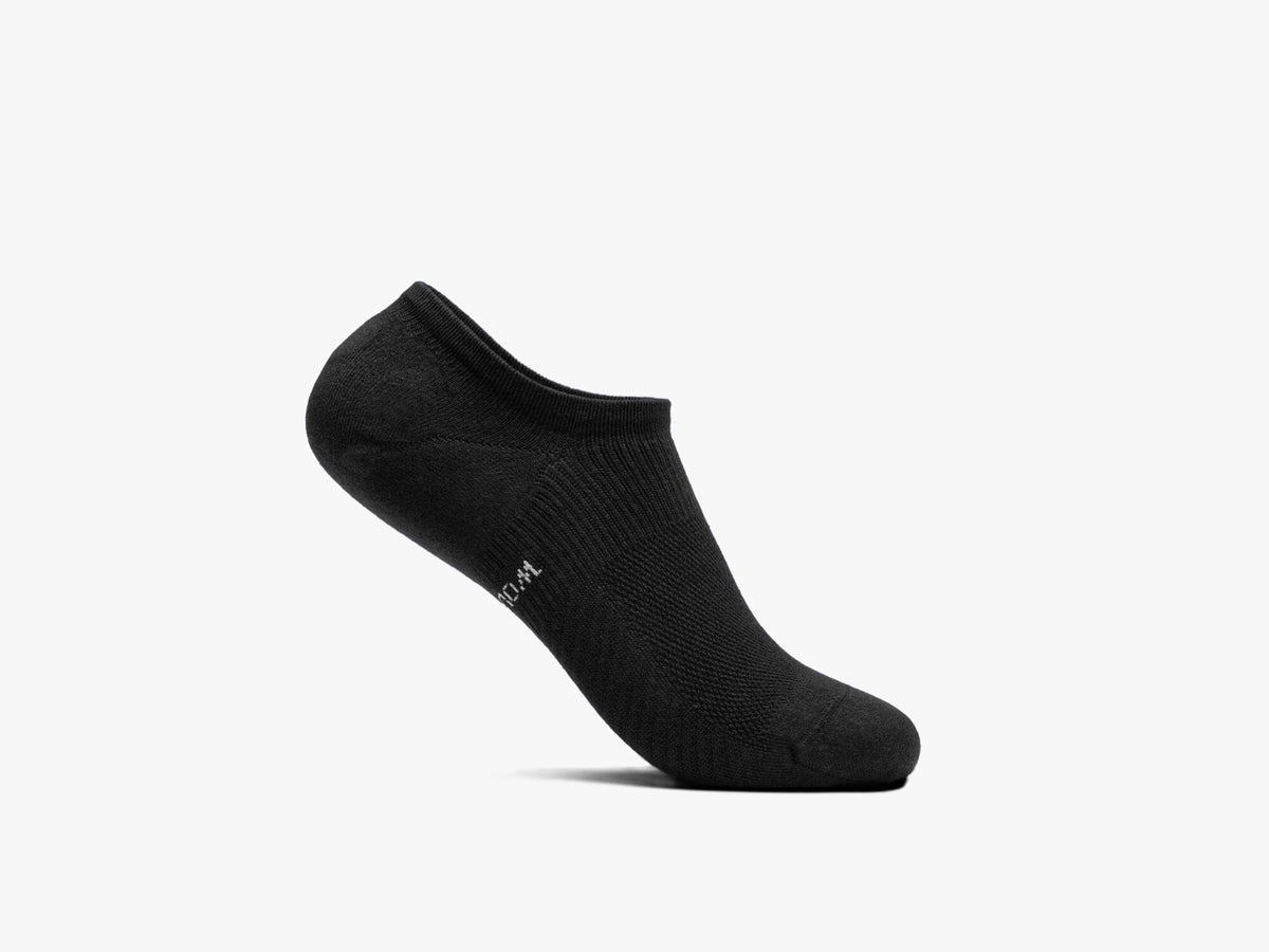 W&S Cushioned Low-Show Socks - 3 pack - Black