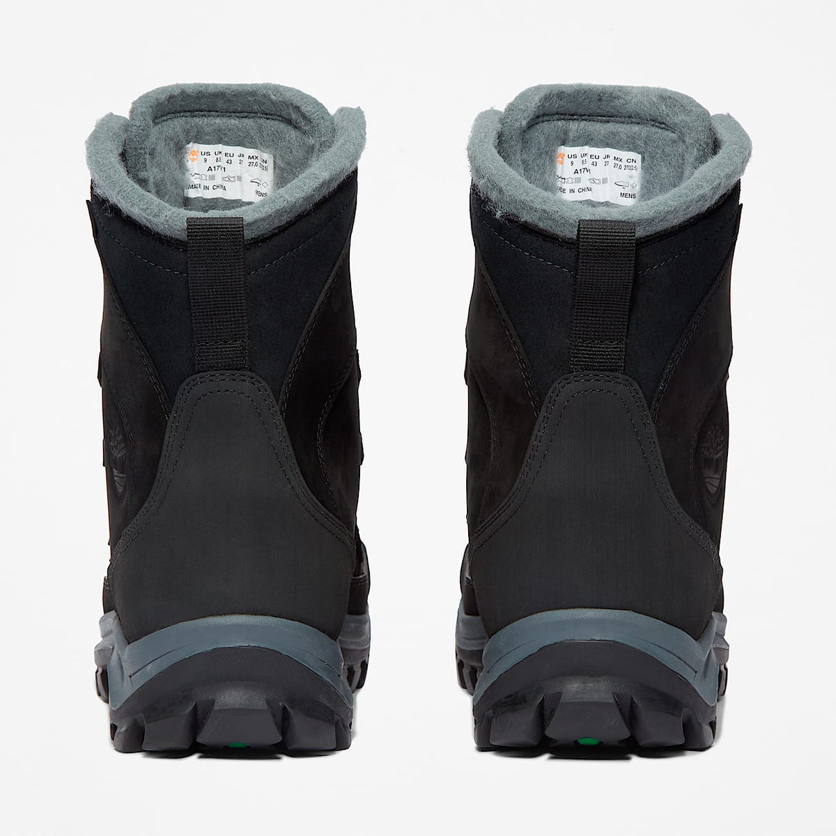 Mens Chillberg Waterproof Winter Boot TBL Black Nubuck ALT5