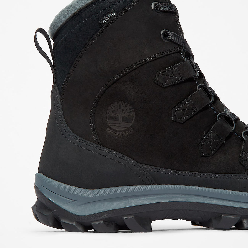 Mens Chillberg Waterproof Winter Boot TBL Black Nubuck ALT7