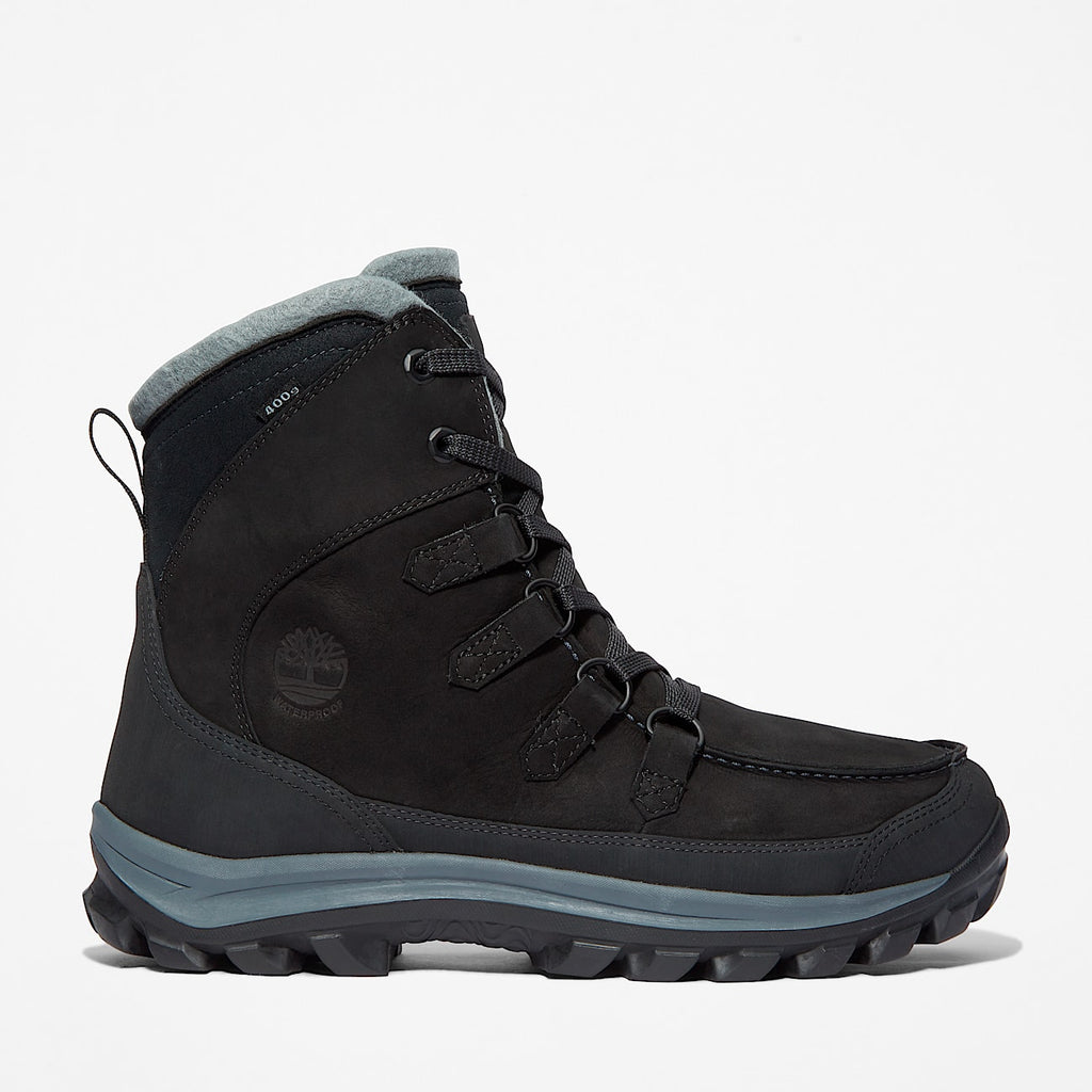 Mens Chillberg Waterproof Winter Boot TBL Black Nubuck HERO