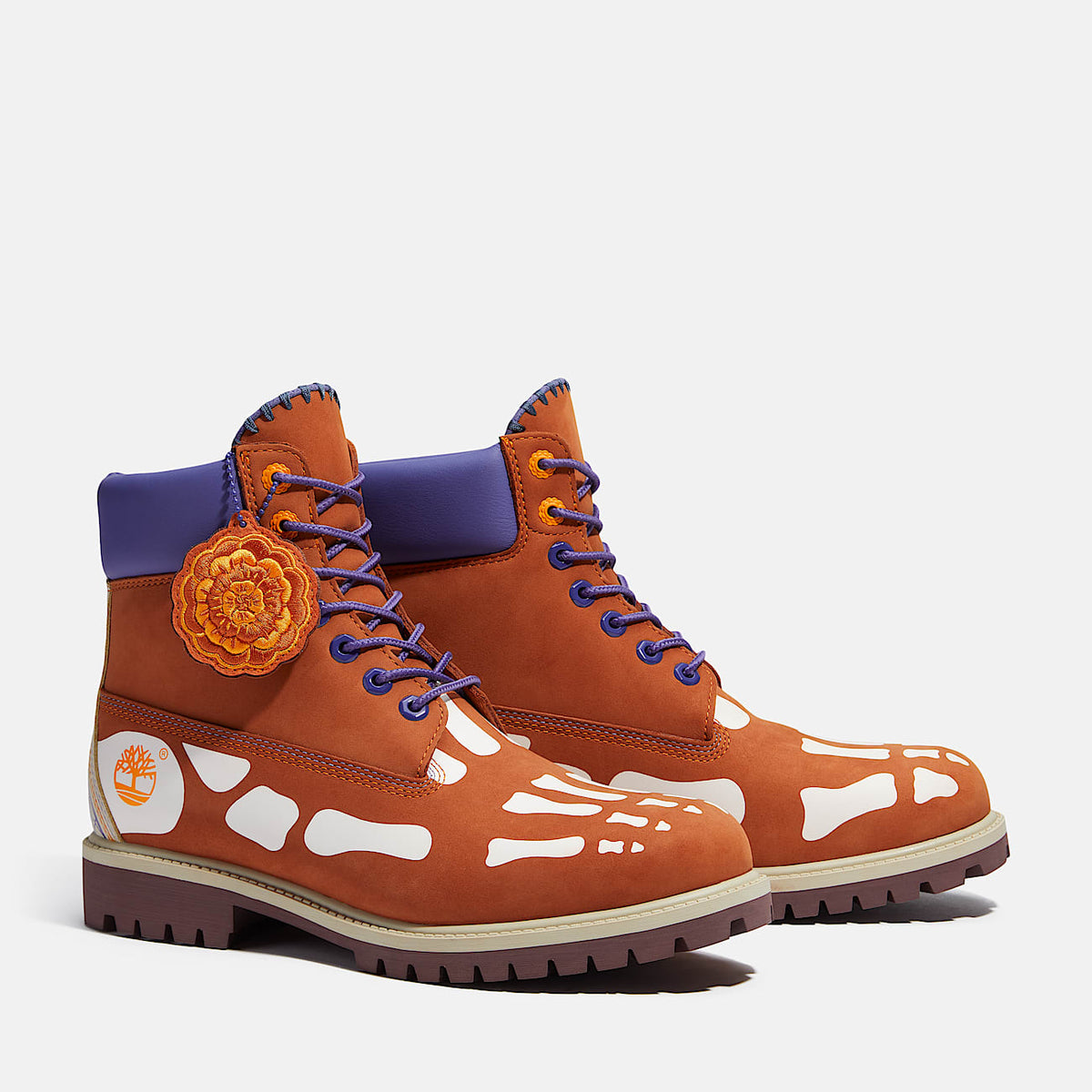 Mens Da de Muertos 6Inch Boot TBL Dark Orange Nubuck ALT4