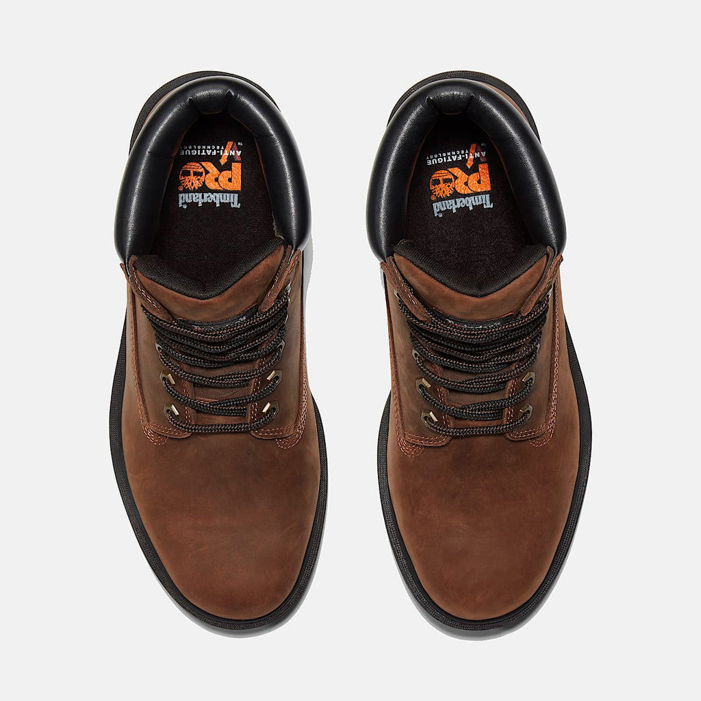Mens Direct Attach 6 Soft Toe Waterproof Work Boot TBL Brown ALT2