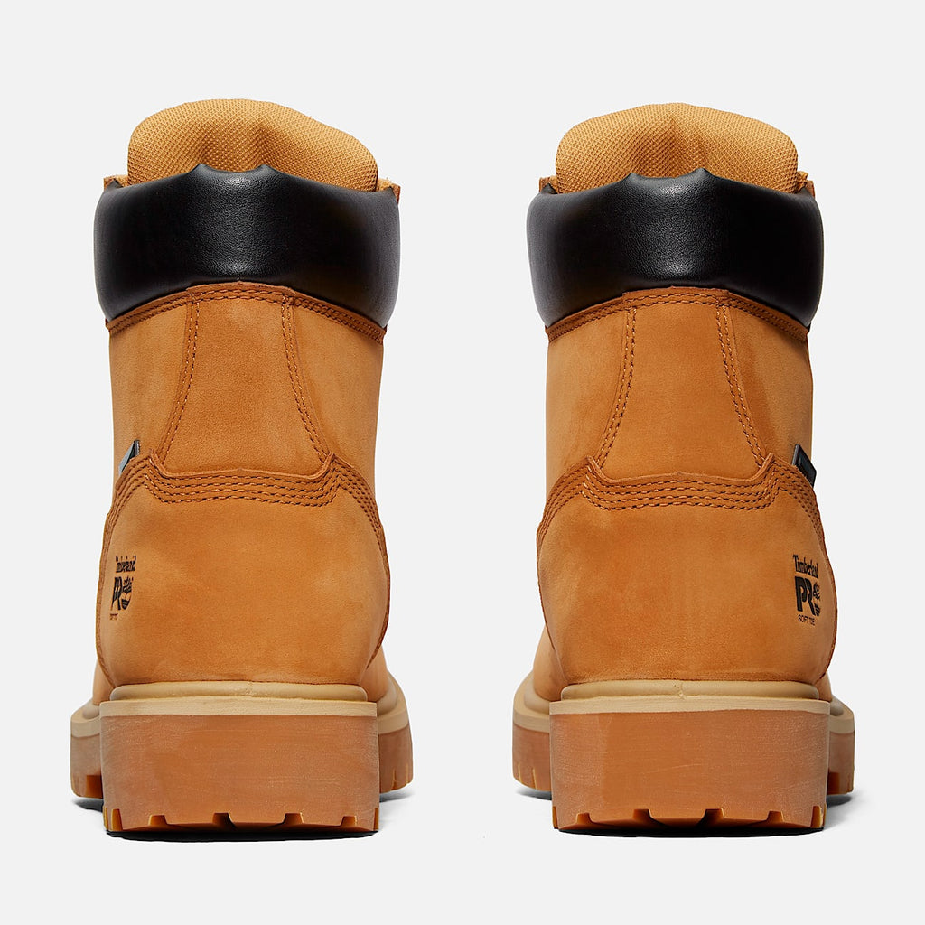 Mens Direct Attach 6 Soft Toe Waterproof Work Boot TBL Wheat ALT5