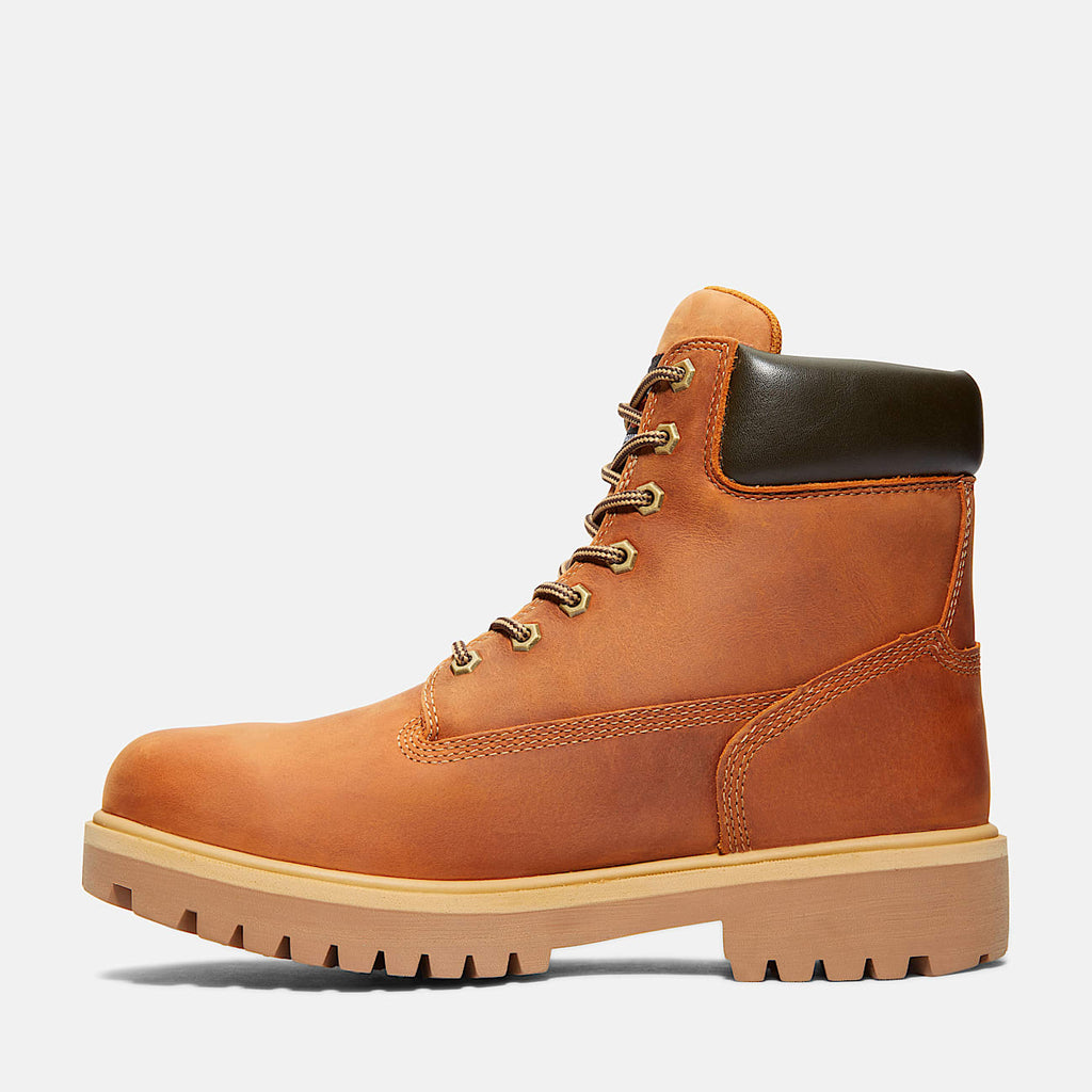 Mens Direct Attach 6 Soft Toe Waterproof Work Boot TBL BrownMarigold ALT6