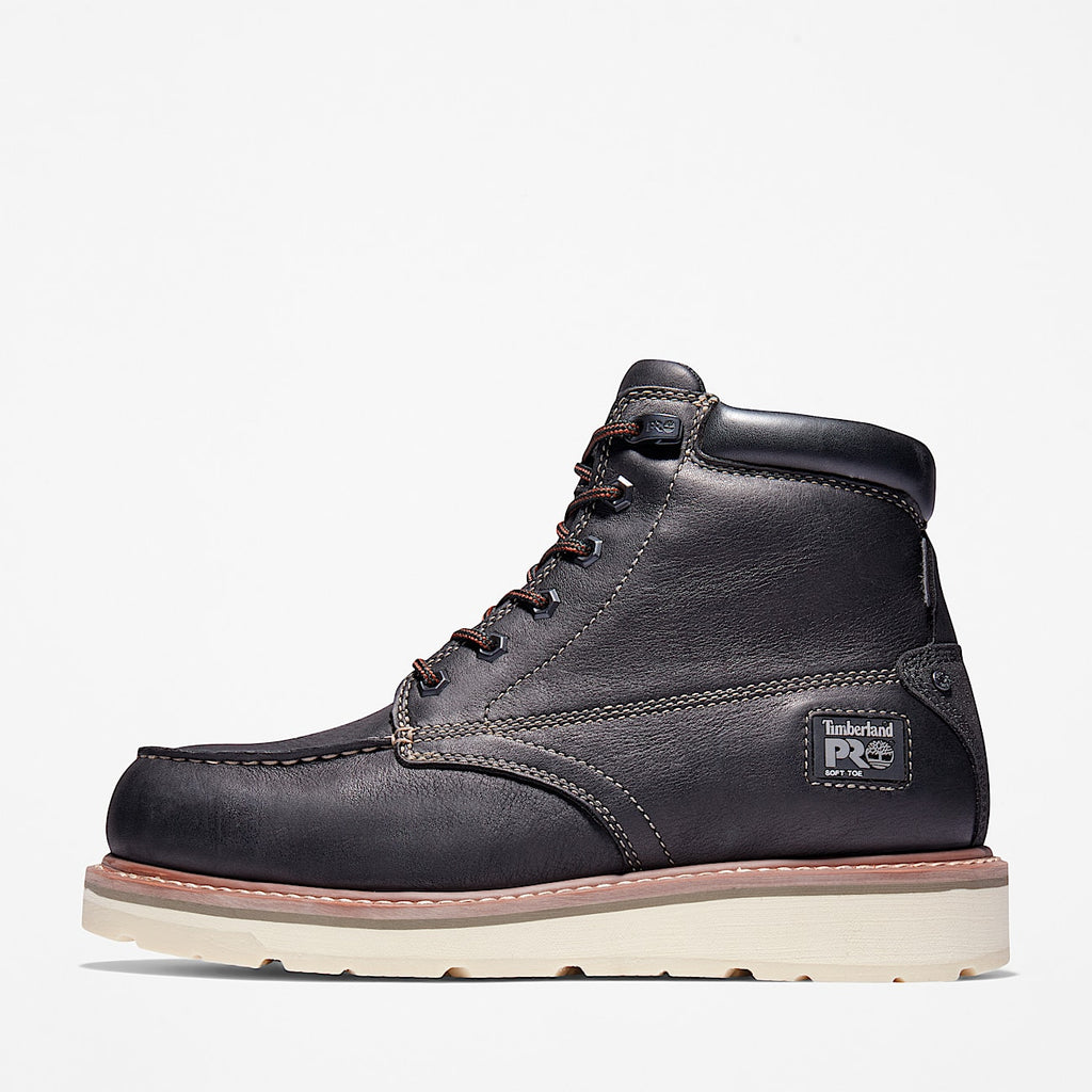 Mens Gridworks 6 Waterproof Work Boot TBL Black ALT7