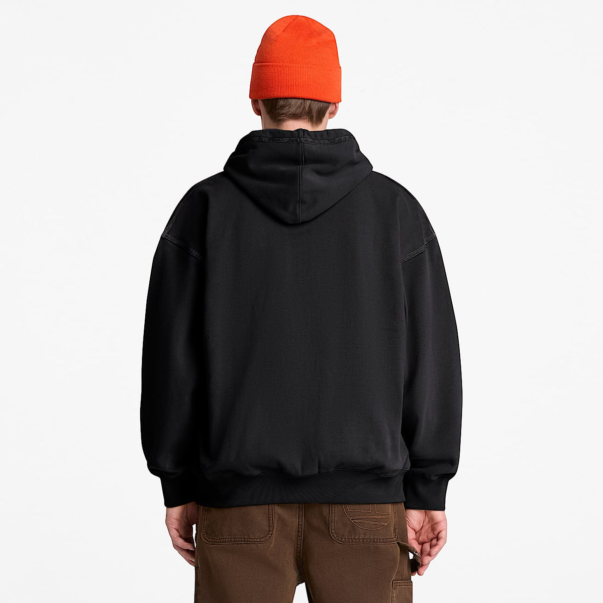 Mens Iconic FullZip Hoodie TBL Black ALT8