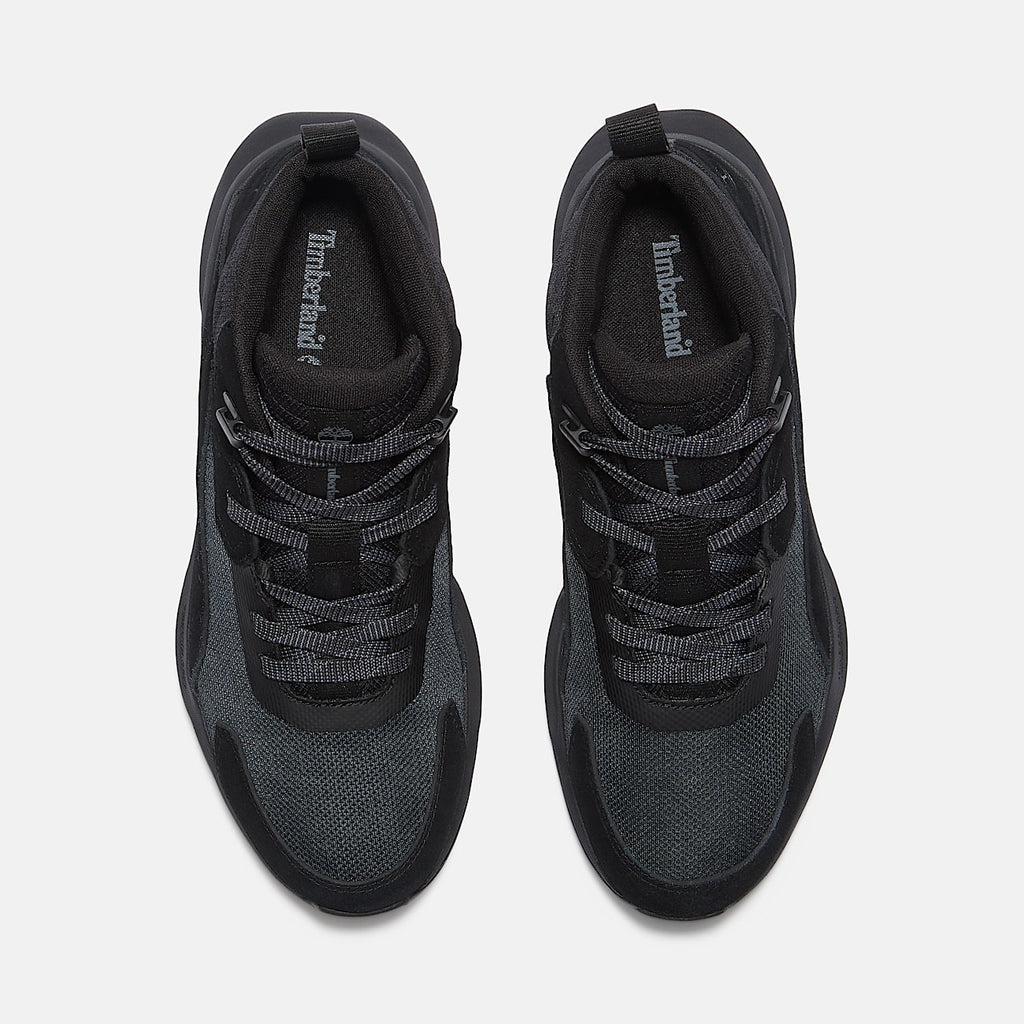 Mens Motion Ledge Mid Sneaker TBL Black Suede ALT2