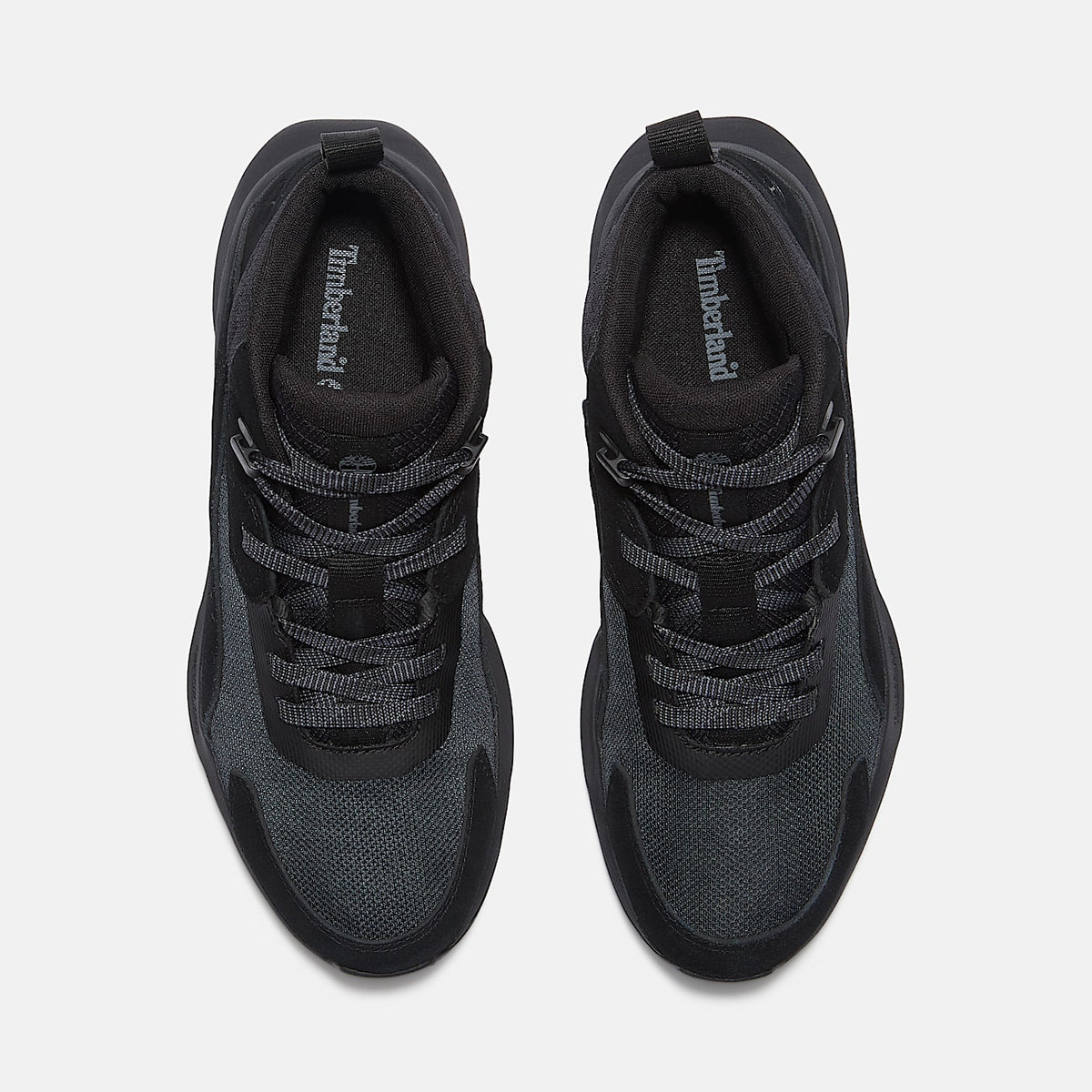 Mens Motion Ledge Mid Sneaker TBL Black Suede ALT2