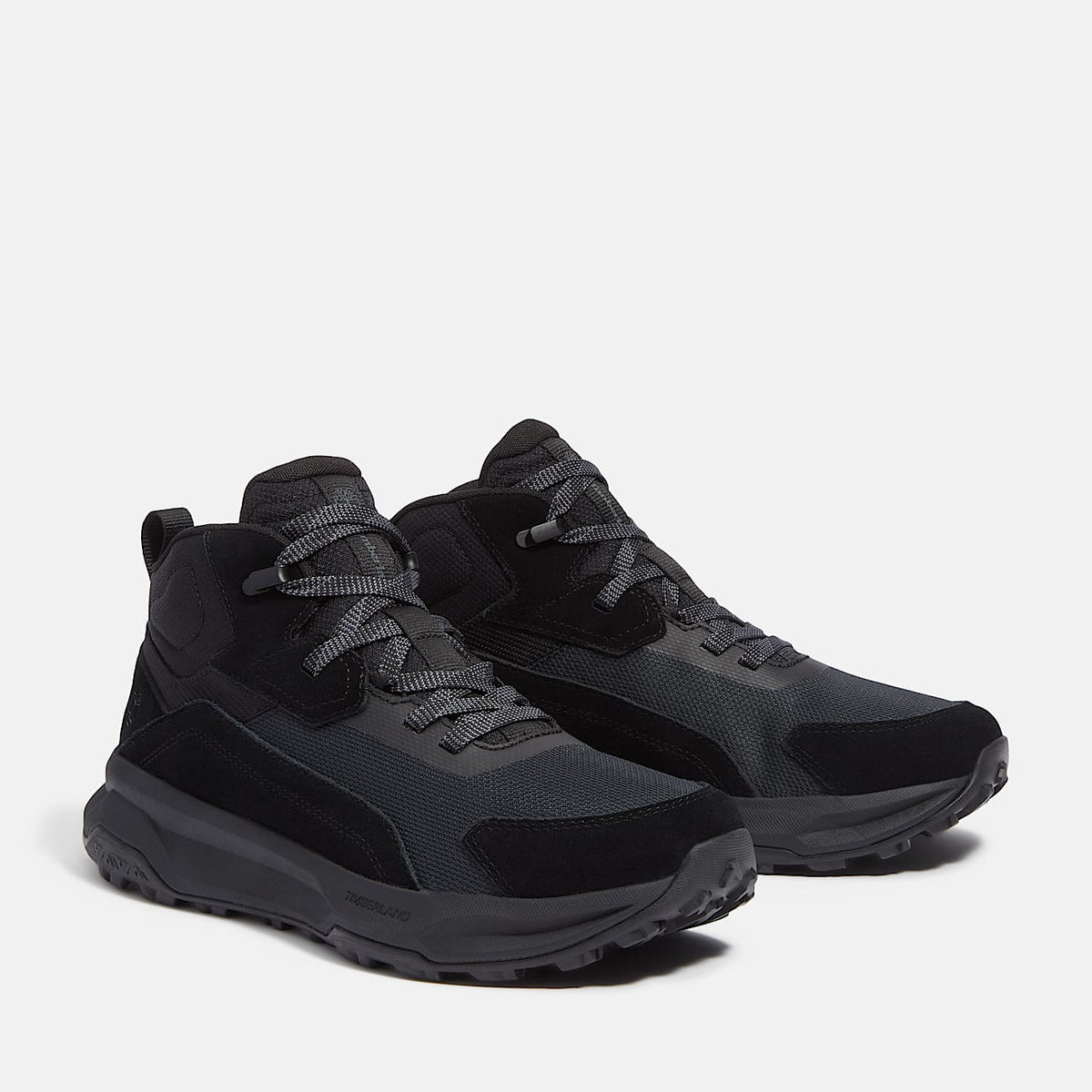 Mens Motion Ledge Mid Sneaker TBL Black Suede ALT4