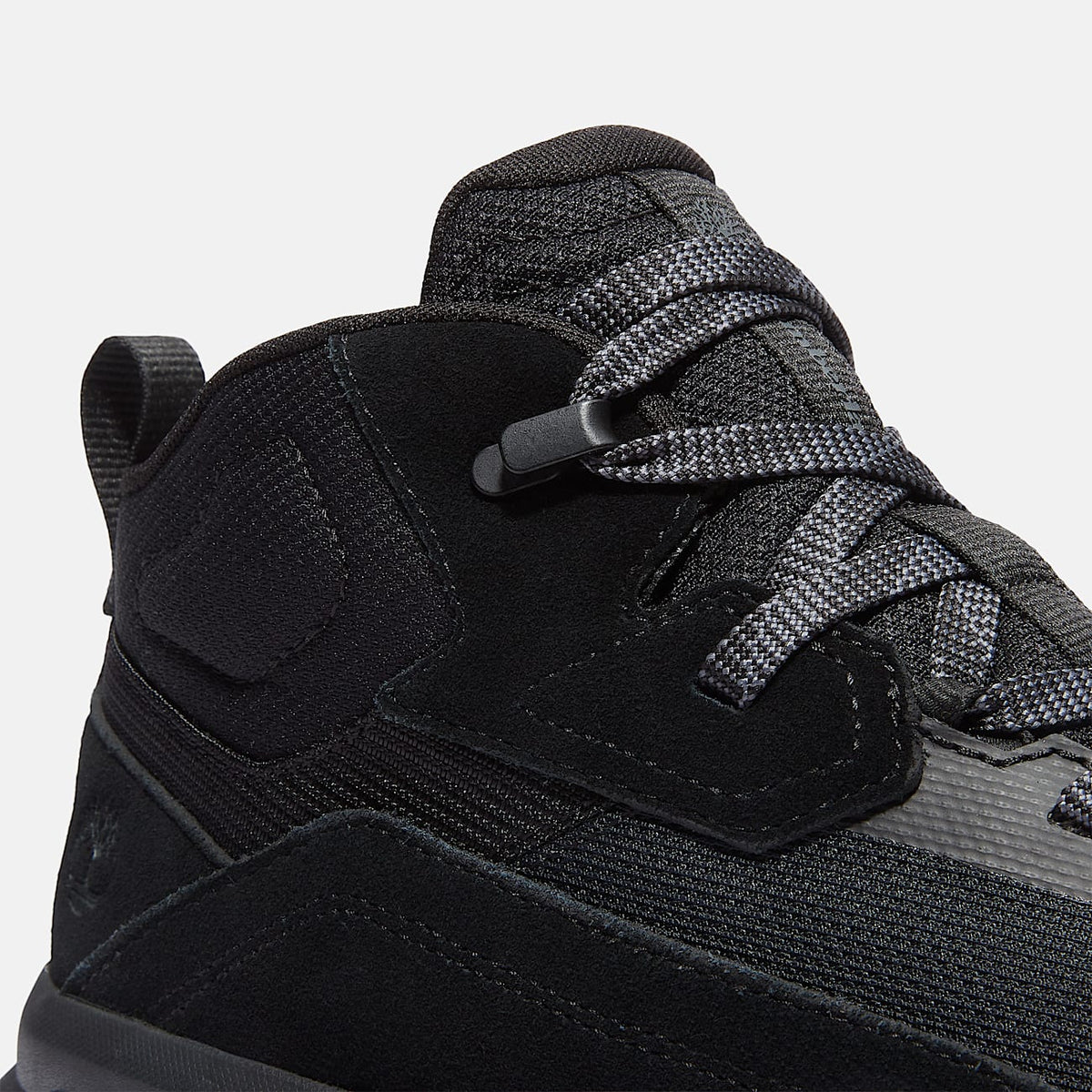 Mens Motion Ledge Mid Sneaker TBL Black Suede ALT7