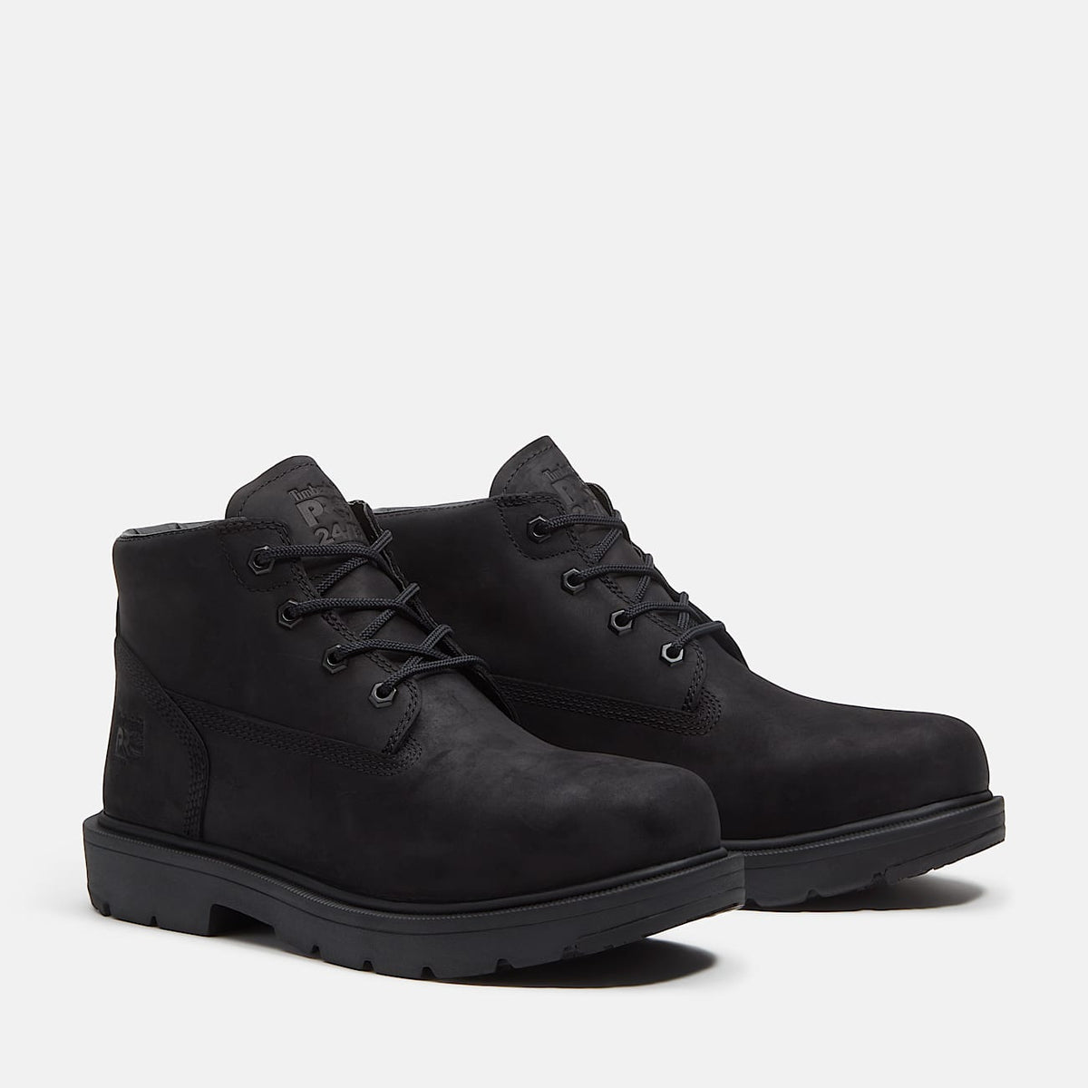 Mens Power Shift SlipResistant Chukka Boot TBL Black FullGrain ALT4