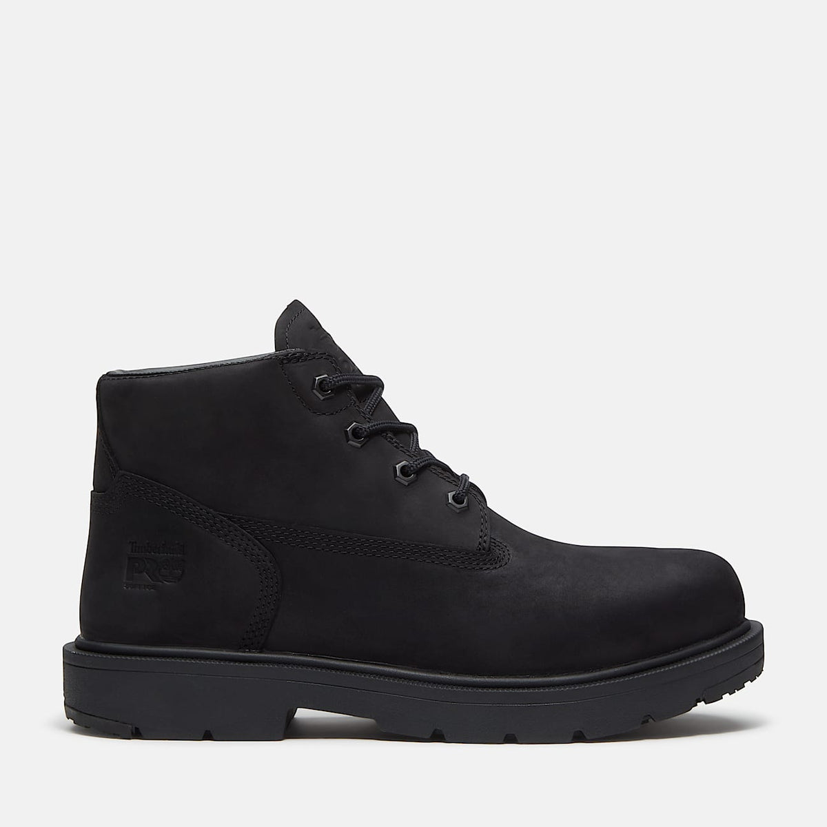 Mens Power Shift SlipResistant Chukka Boot TBL Black FullGrain HERO