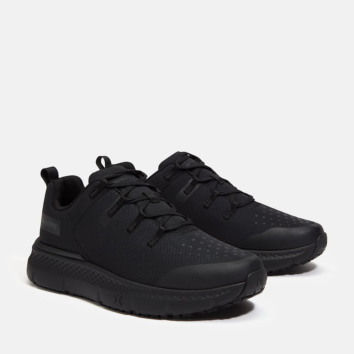 Mens Power Shift SlipResistant Hospitality Work Sneaker TBL Black Ripstop Nylon ALT4