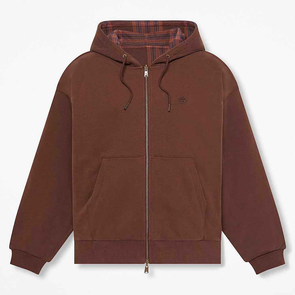 Mens Reversible Hoodie TBL Chicory Coffee Brown HERO