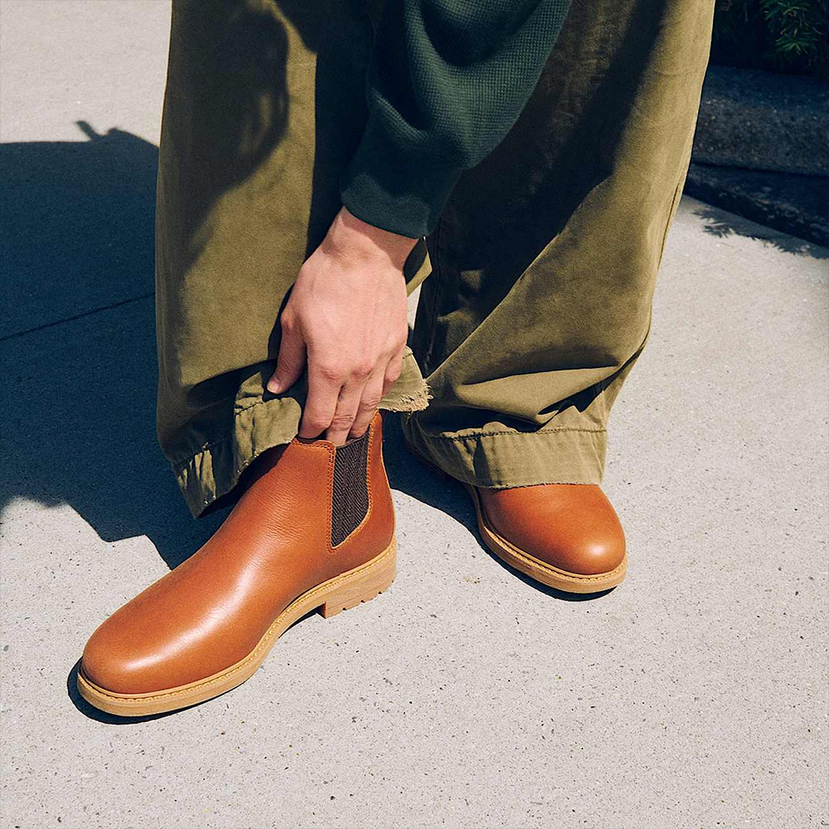 Mens Stormbucks Chelsea Boot TBL Rust FullGrain ALTA