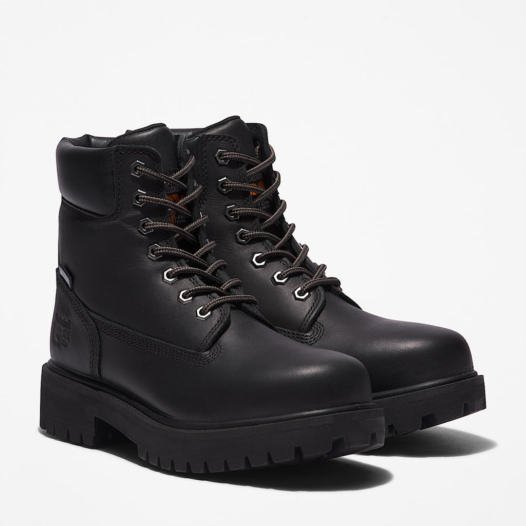 Mens PRO Direct Attach 6 Waterproof Insulated Work Boot TBL Black ALT4