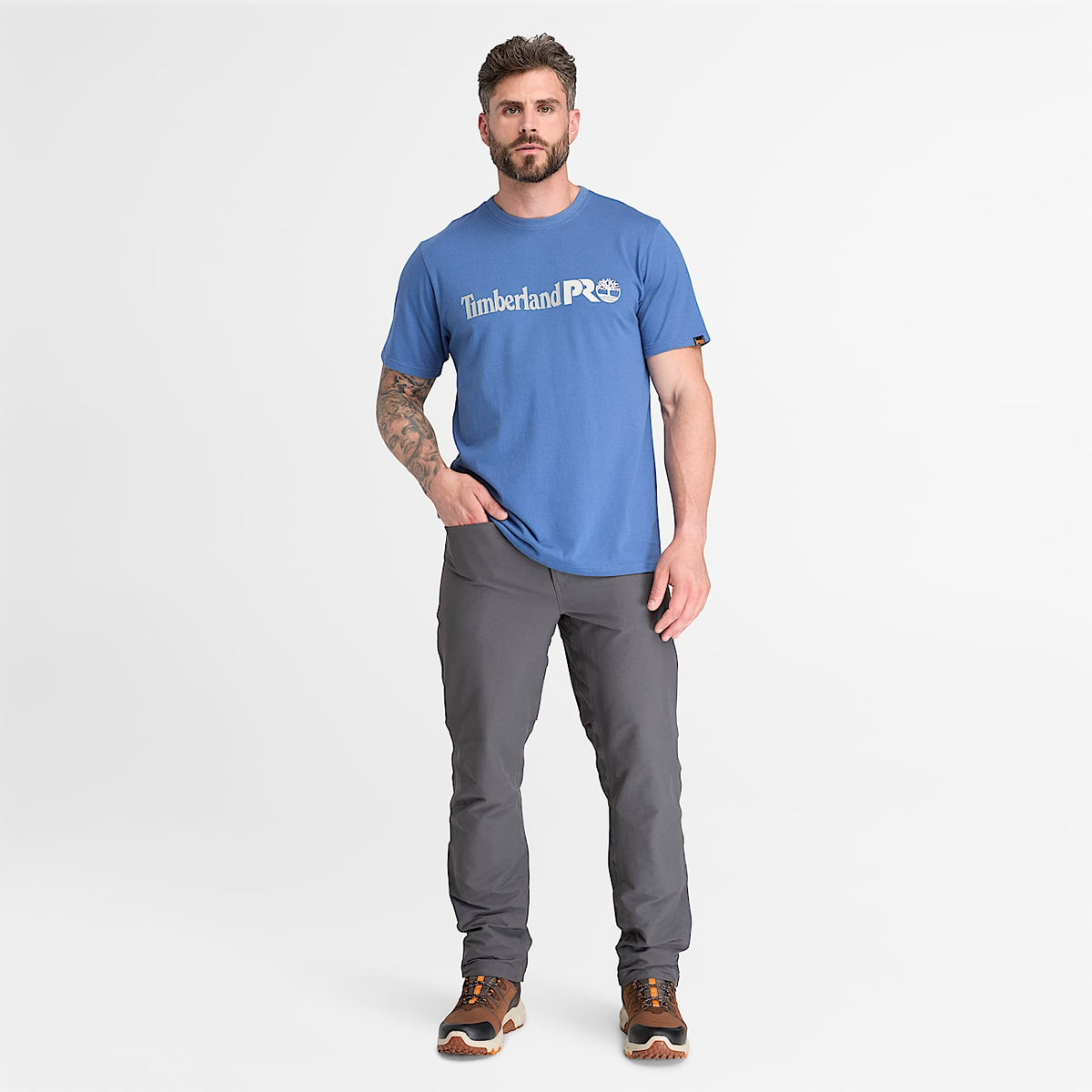 Mens PRO Logo ShortSleeve TShirt TBL True Navy ALT2