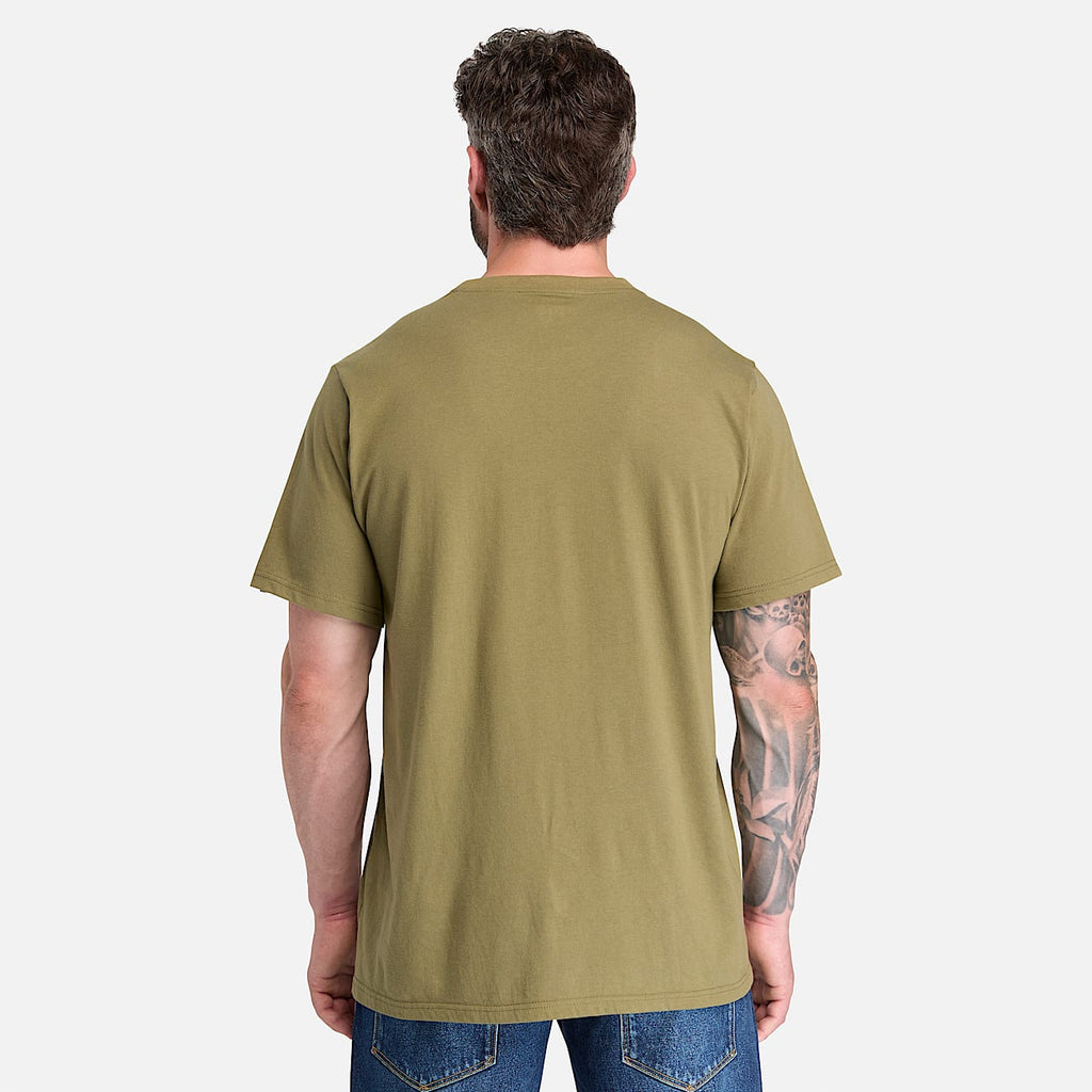 Mens PRO Logo ShortSleeve TShirt TBL Burnt Olive ALT8
