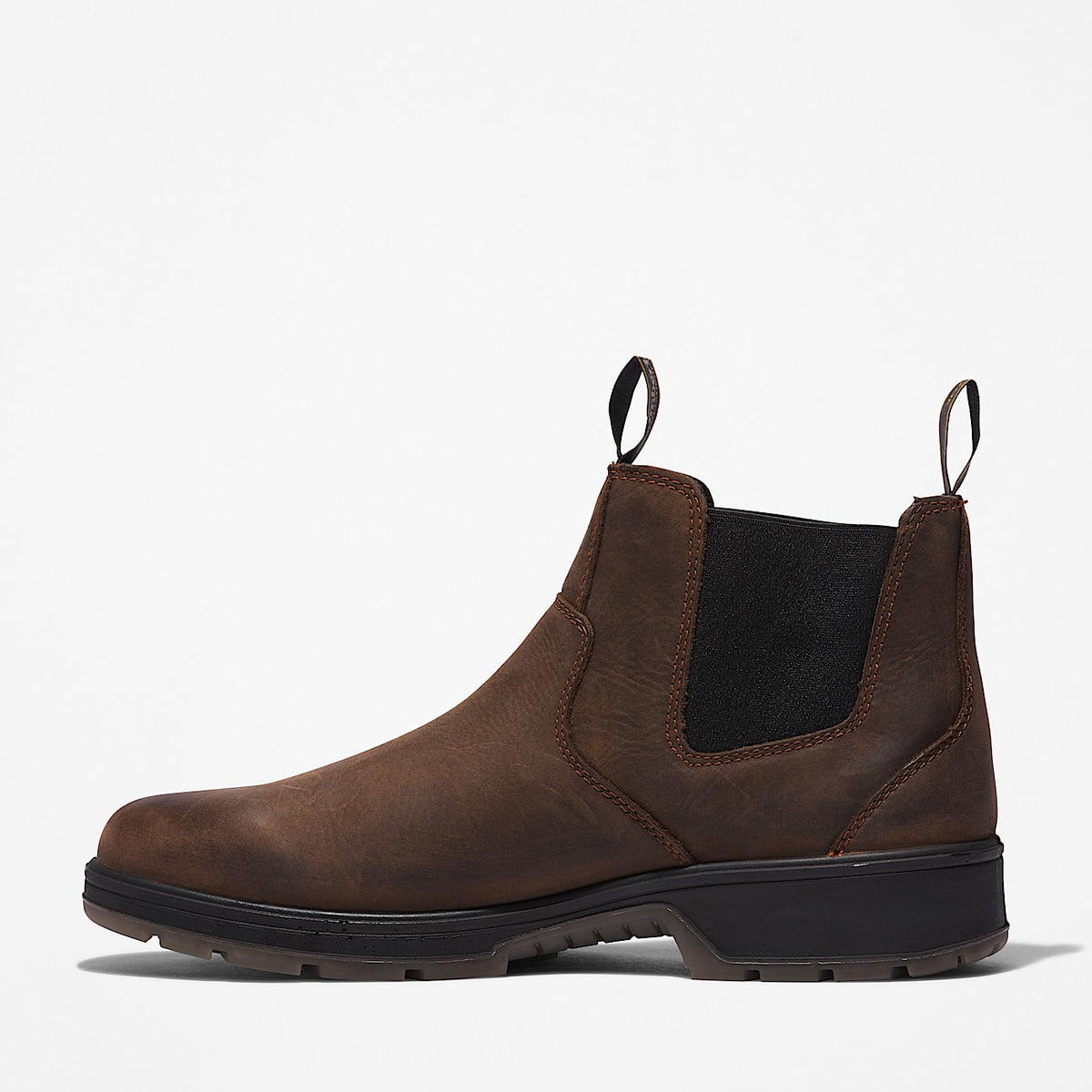 Mens PRO Nashoba SoftToe SlipOn Work Boot TBL Brown ALT7