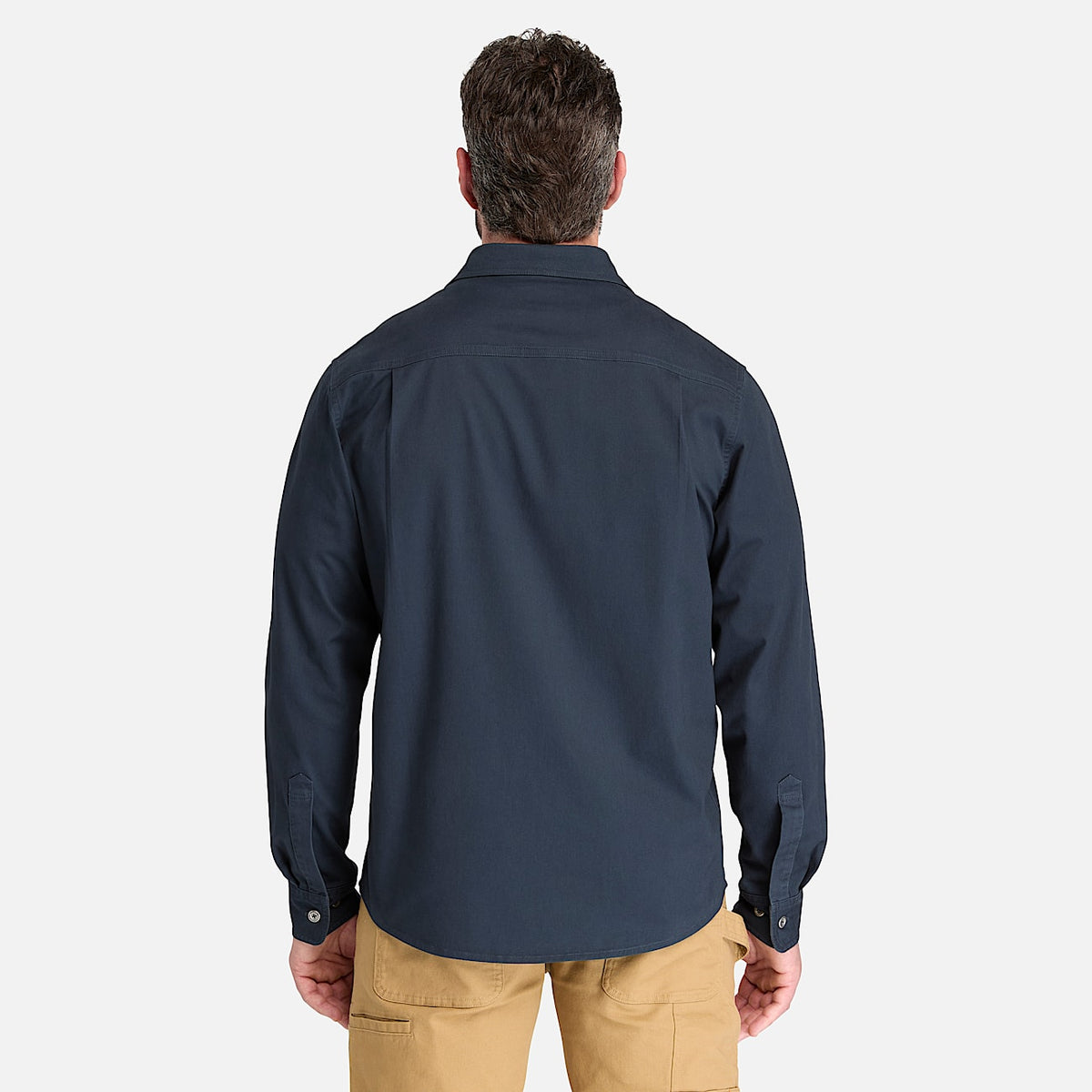 Mens PRO Stretch Twill Work Shirt TBL Carbon ALT8