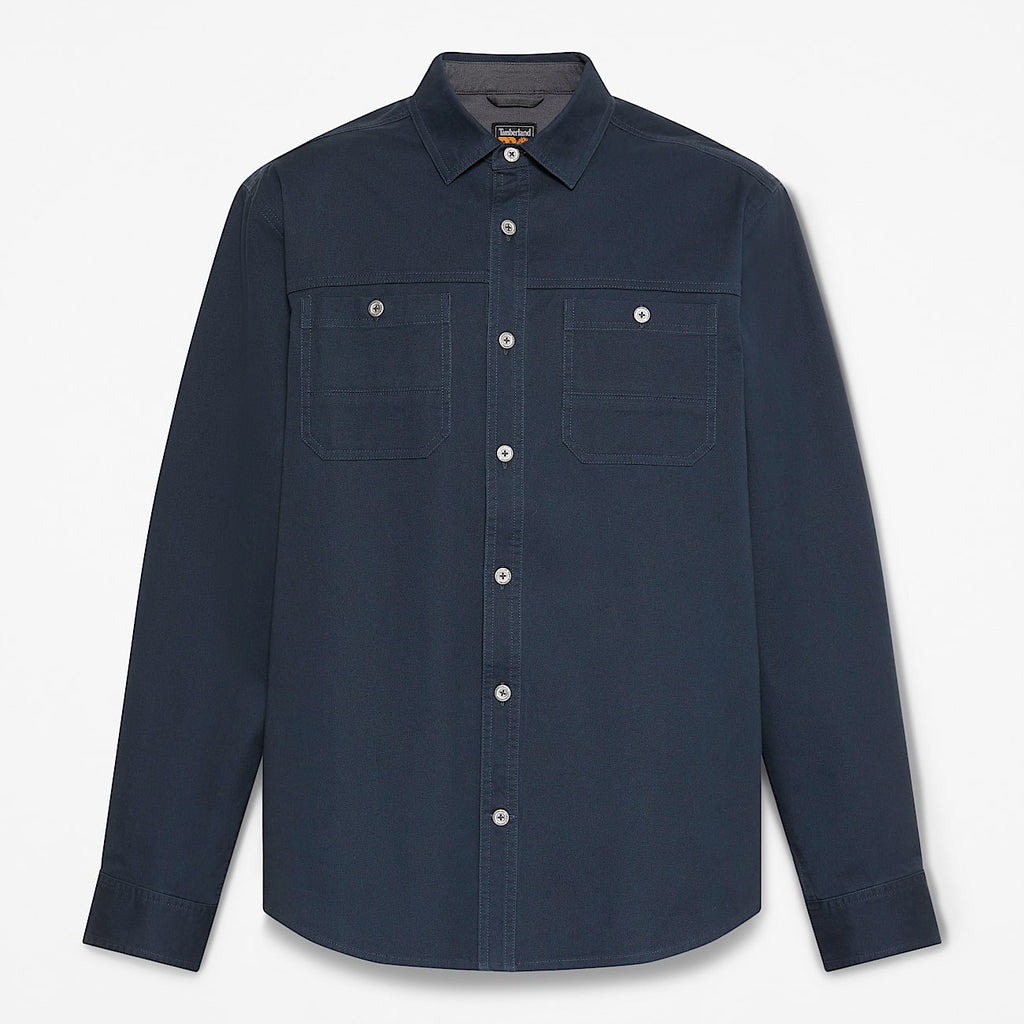Mens PRO Stretch Twill Work Shirt TBL Carbon HERO