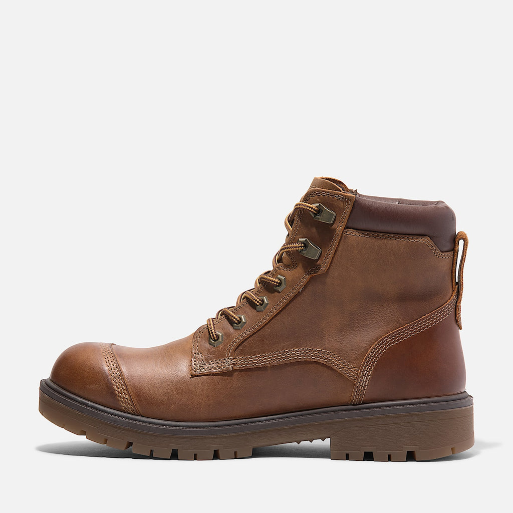 Mens PRO Whitman 6 Soft Toe Work Boot TBL Medium Brown FullGrain ALT6