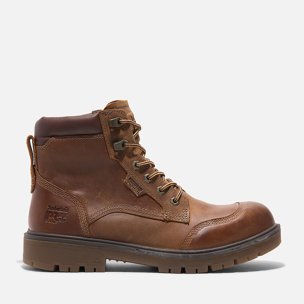 Mens PRO Whitman 6 Soft Toe Work Boot TBL Medium Brown FullGrain HERO
