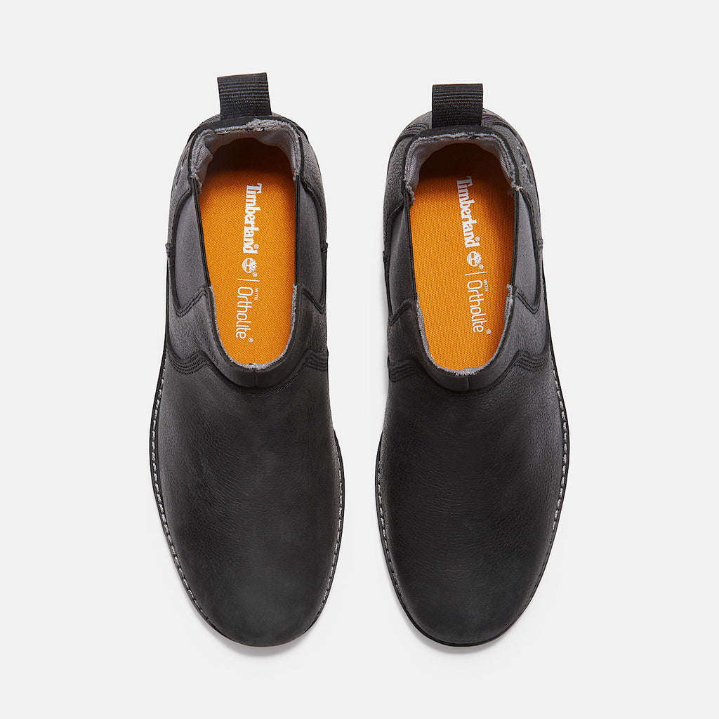 Mens Redwood Edge Essential Chelsea Boot TBL Black FullGrain ALT2