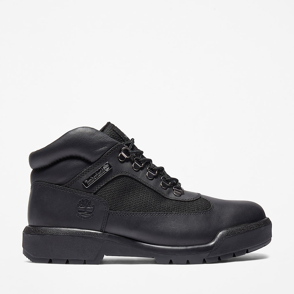 Mens Waterproof Field Boot TBL Black FullGrain HERO