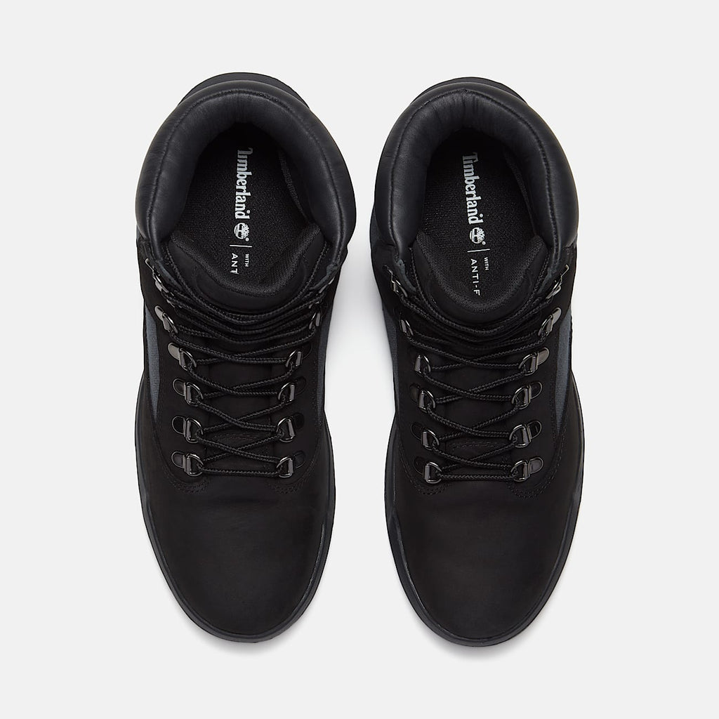 Mens Waterproof Mid Field Boot TBL Black Nubuck ALT2