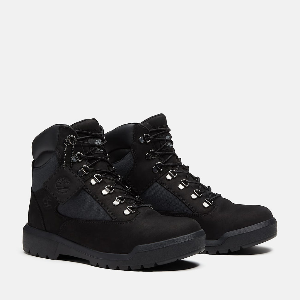 Mens Waterproof Mid Field Boot TBL Black Nubuck ALT4