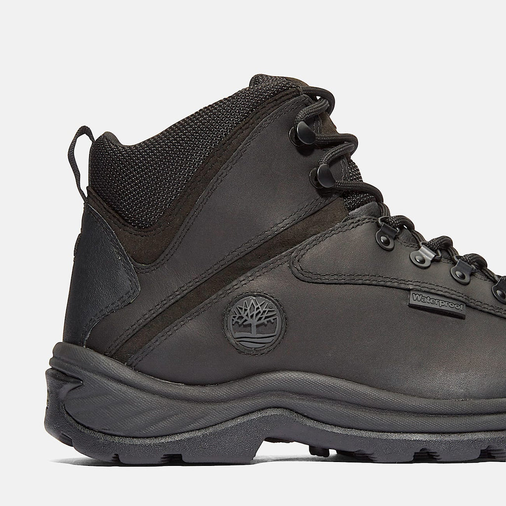 Mens White Ledge Mid Waterproof Hiking Boot TBL Black ALT7