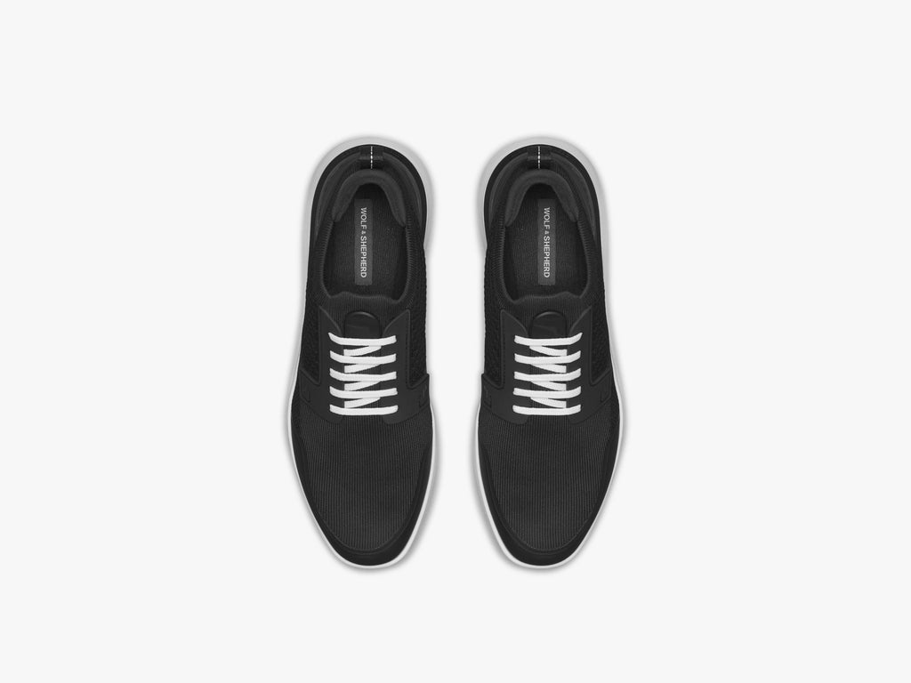 SwiftKnit™ Derby Sport - Black / White