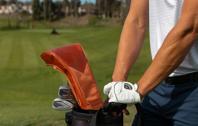 W&S Golf Driver Headcover - Honey