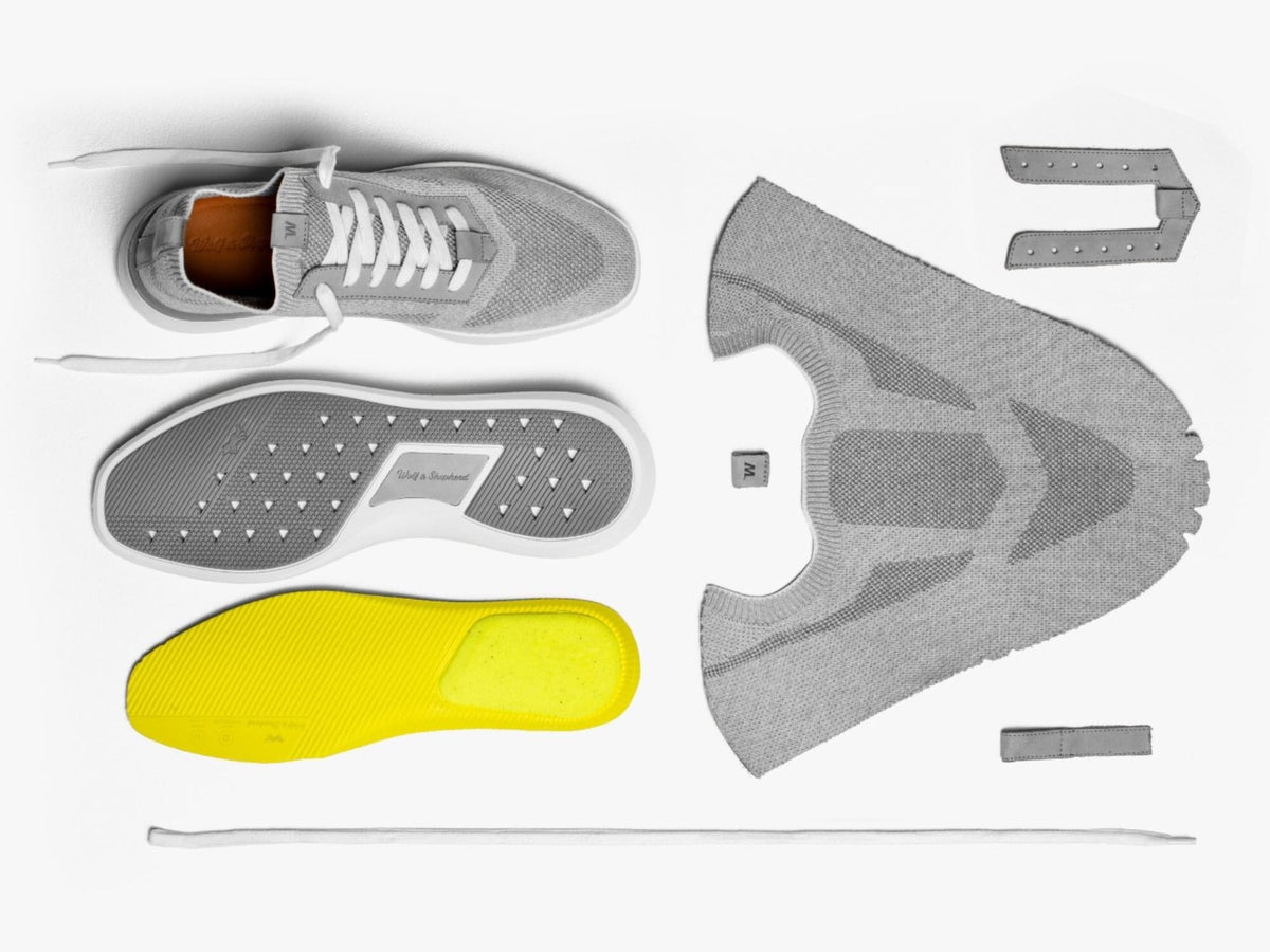 SupremeKnit™ Trainer - Gray / White